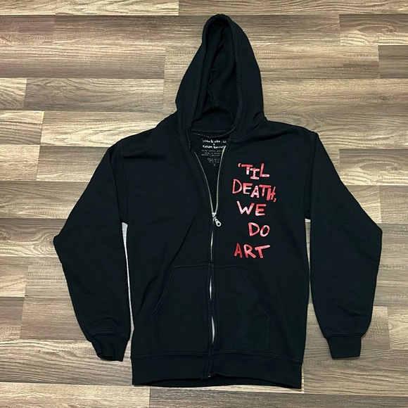 Nessa Barrett X Iamkoko Til Death Do Art Zip Up Hoodie - Picture 3 of 4